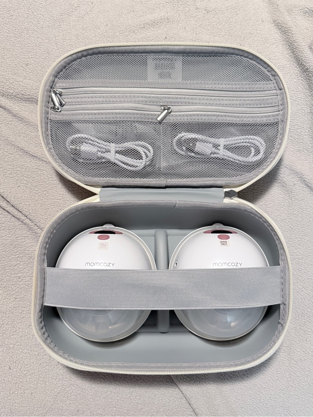 Momcozy M5 Smart Breast Pump Wearables with Travel Case